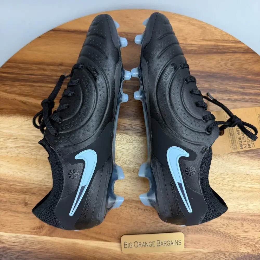Nike Tiempo Legend 10 Elite FG 'Black Blue' DV4328-003 Men’s 5.5 Women's 7 + Bag